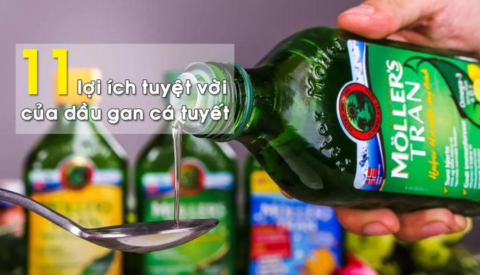 11 lợi ích tuyệt vời của dầu gan cá tuyết