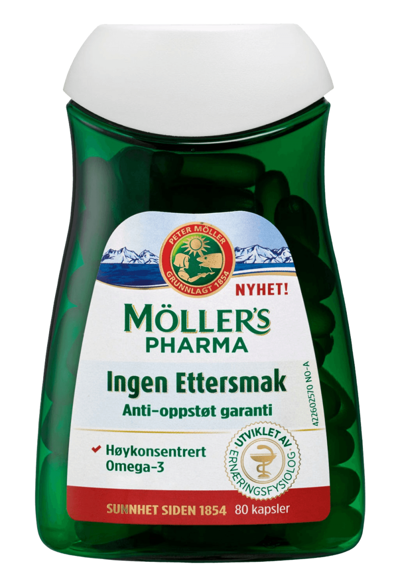 Dầu Cá Mollers Pharma Ingen Ettersmak