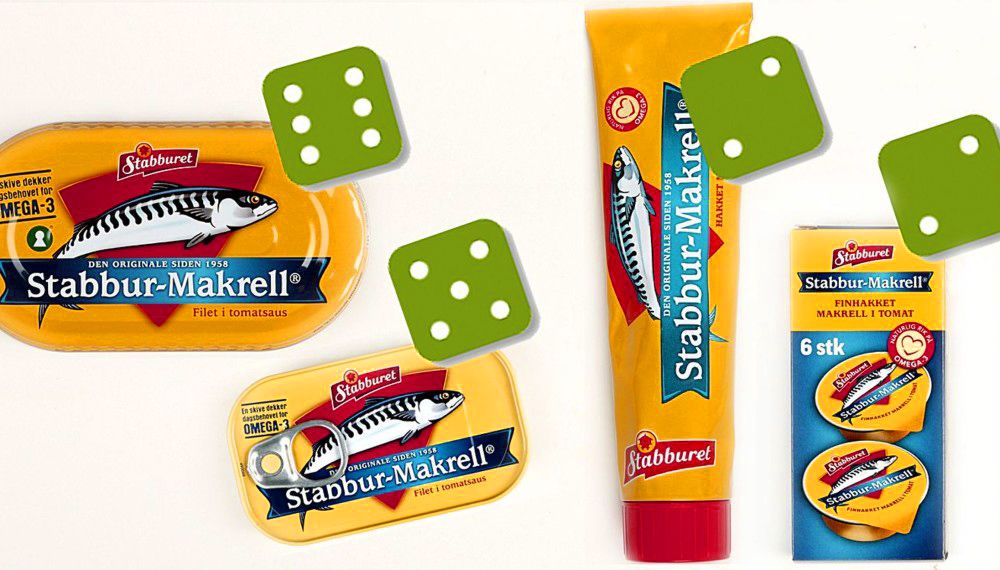 Cá Thu NaUy Sốt Cà Stabbur-Makrell - Bằm nhuyễn (6 x 22g)