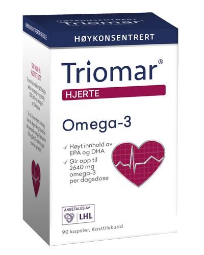 Dầu Cá Triomar Hjerte - Bổ Tim (90 Viên)