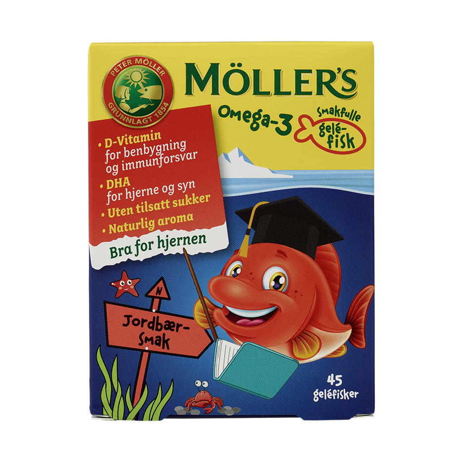 Viên nhai bổ sung | Omega-3 Möller's Gummy Fish