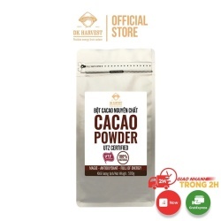 Bột Cacao Nguyên Chất DK Harvest - Chuẩn UTZ, 11-13% Bơ Cacao | Đậm Vị, Giàu Chất Chống Oxy Hóa, Cải Thiện Tâm Trạng