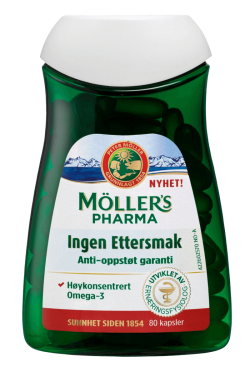 Dầu Cá Mollers Pharma Ingen Ettersmak