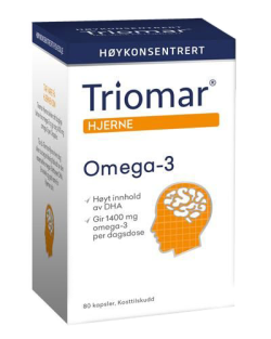 Dầu cá Triomar Hjerne | Bổ Não | 80 Viên