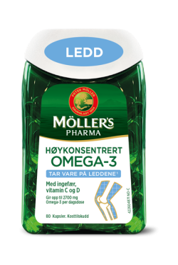 Dầu cá Omega 3  Möller's Pharma Ledd | Hỗ trợ Xương khớp | hộp 80 viên