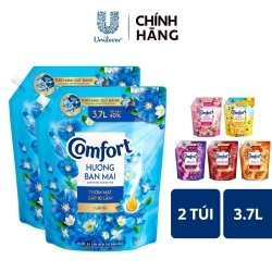 Nước Xả Vải Comfort Thơm Mát Gấp 10 Lần / Hương Nước Hoa 100 Giờ Lưu Hương Túi 3.7L