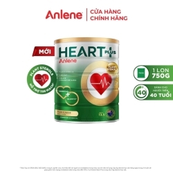 thực phẩm bổ sung Anlene Heart Plus với dưỡng chất chăm sóc sức khỏe tim mạch 750g/lon
