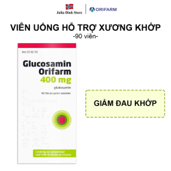 Viên uống bổ sung GLUCOSAMIN ORIFARM 400mg hộp 90 viên