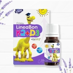 Vitamin K2 D3 LineaBon Plus 10ml Phát Triển Chiều Cao Cho Bé - Bibomart